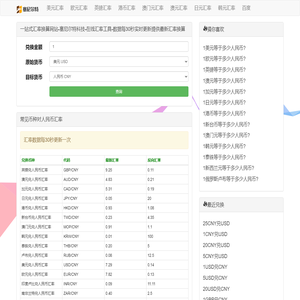 一站式汇率换算网站